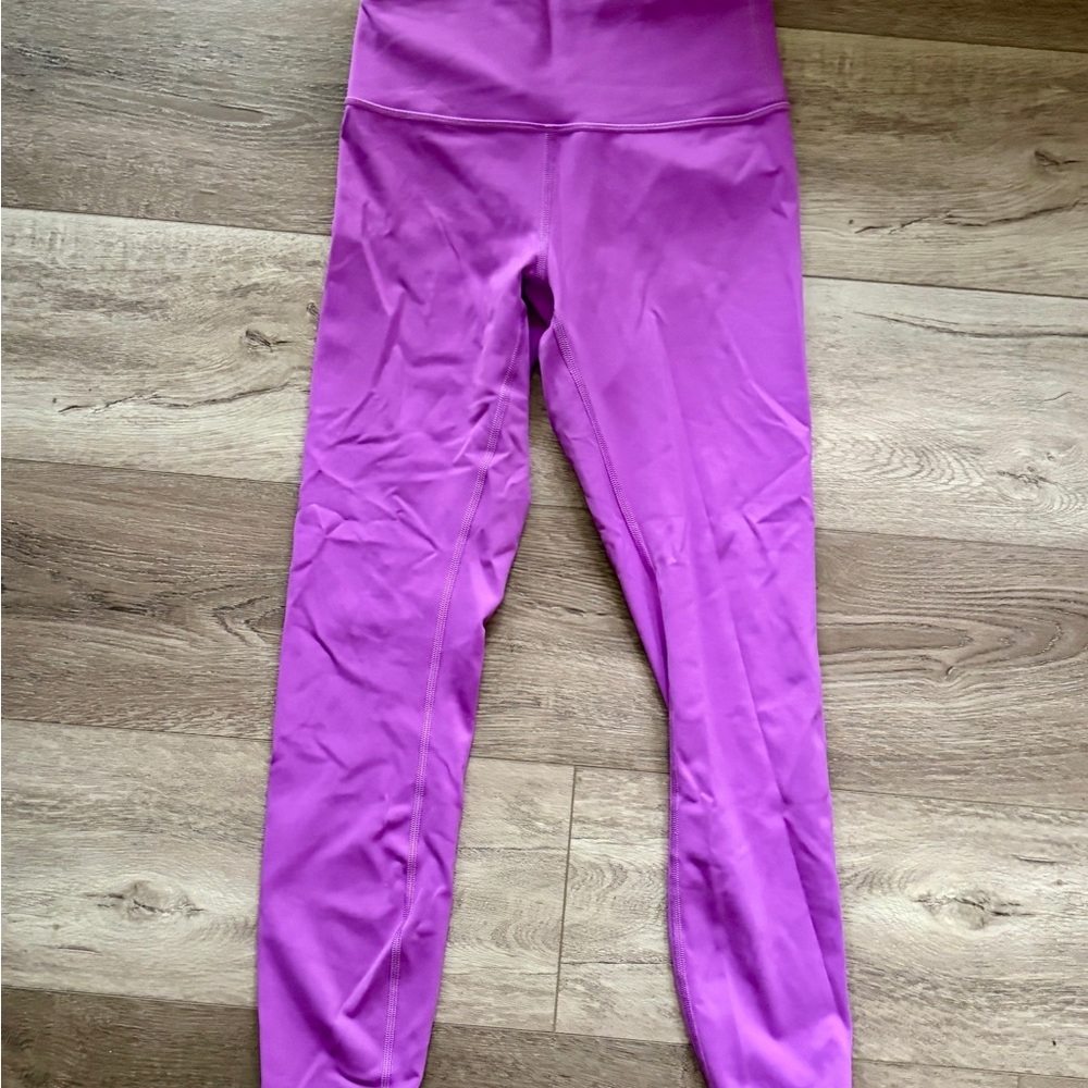 Lululemon -Waist Electric Purple Leggings